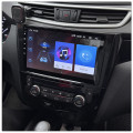 Штатная магнитола Lesko для Nissan Qashqai II Рестайлинг 2017-н.в. экран 10" 4/64 QLED CarPlay 4G Wi-Fi GPS 360 Prime