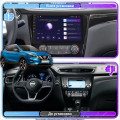 Штатная магнитола Lesko для Nissan Qashqai II Рестайлинг 2017-н.в. экран 10" 4/32Gb 4G Wi-Fi GPS Top