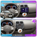 Штатная магнитола Lesko для Nissan Sunny N17 Рестайлинг 2014-2016 экран 9" 2/32Gb CarPlay 4G Wi-Fi GPS Prime