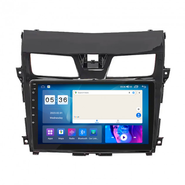 Штатная магнитола Lesko для Nissan Teana III 2014-2020 экран 10" 4/64Gb CarPlay 4G Wi-Fi GPS Prime