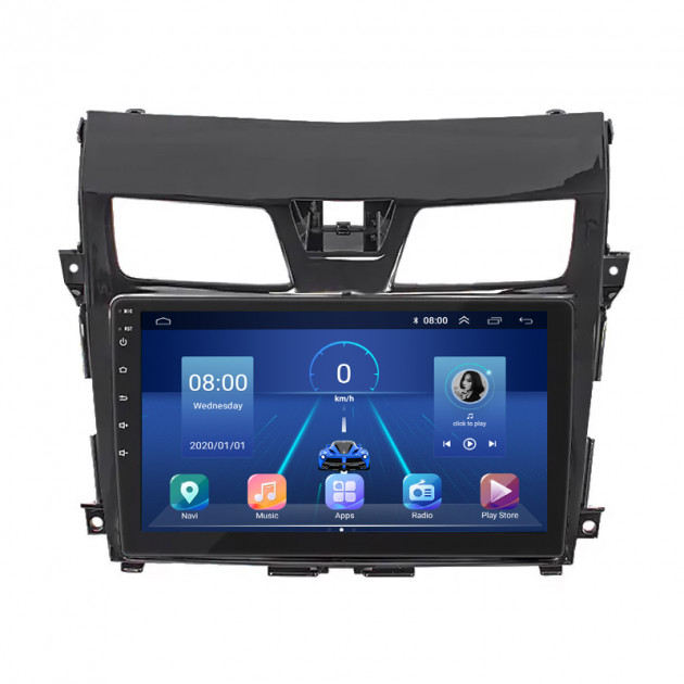 Штатная магнитола Lesko для Nissan Teana III 2014-2020 экран 10" 4/32Gb 4G Wi-Fi GPS Top