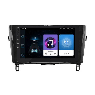 Штатная магнитола Lesko для Nissan X-Trail III Рестайлинг 2017-2021 экран 10" 1/16Gb Wi-Fi GPS Base