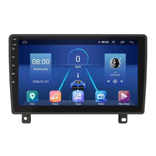 Штатная магнитола Lesko для Opel Astra H Рестайлинг 2006-2014 экран 9" 6/128Gb 4G Wi-Fi GPS Top