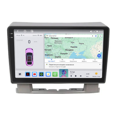 Штатная магнитола Lesko для Opel Astra J Рестайлинг 2012-2017 экран 9" 4/64 QLED CarPlay 4G Wi-Fi GPS 360 Prime