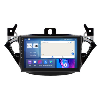 Штатная магнитола Lesko для Opel Corsa E 2014-2019 экран 9" 2/32Gb CarPlay 4G Wi-Fi GPS Prime