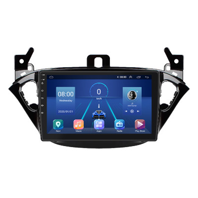 Штатная магнитола Lesko для Opel Corsa E 2014-2019 экран 9" 4/64Gb 4G Wi-Fi GPS Top