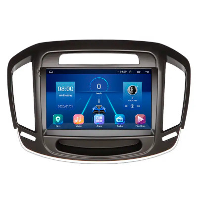 Штатная магнитола Lesko для Opel Insignia I Рестайлинг 2013-2017 экран 9" 6/128Gb 4G Wi-Fi GPS Top