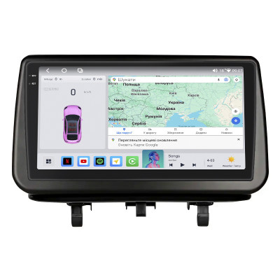 Штатная магнитола Lesko для Opel Meriva B 2010-2014 экран 9" 4/64 QLED CarPlay 4G Wi-Fi GPS 360 Prime