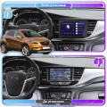 Штатная магнитола Lesko для Opel Mokka I Рестайлинг 2016-2019 экран 9" 4/64Gb 4G Wi-Fi GPS Top