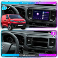 Штатная магнитола Lesko для Opel Vivaro C 2019-н.в. экран 9" 6/128Gb 4G Wi-Fi GPS Top