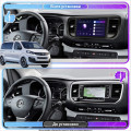 Штатная магнитола Lesko для Opel Zafira Life I 2019-н.в. экран 9" 2/32Gb CarPlay 4G Wi-Fi GPS Prime