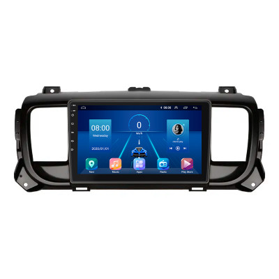 Штатная магнитола Lesko для Opel Zafira Life I 2019-н.в. экран 9" 2/32Gb 4G Wi-Fi GPS Top