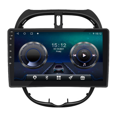 Штатная магнитола Lesko для Peugeot 206  1998-2012 экран 9" 4/64Gb 4G Wi-Fi GPS Top