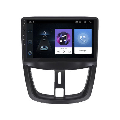 Штатная магнитола Lesko для Peugeot 207 I 2006-2009 экран 9" 1/16Gb Wi-Fi GPS Base