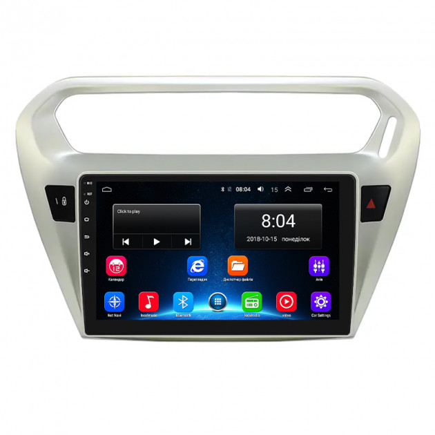 Штатная магнитола Lesko для Peugeot 301 I 2012-2016 экран 9" 2/32Gb Wi-Fi GPS Base