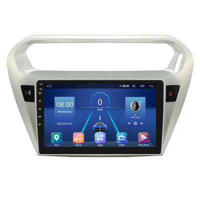 Штатная магнитола Lesko для Peugeot 301 I 2012-2016 экран 9" 6/128Gb 4G Wi-Fi GPS Top