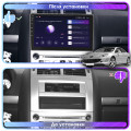 Штатная магнитола Lesko для Peugeot 407  2004-2011 экран 9" 4/64Gb 4G Wi-Fi GPS Top