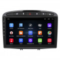 Штатная магнитола Lesko для Peugeot 408 I 2012-2017 экран 9" 1/16Gb Wi-Fi GPS Base