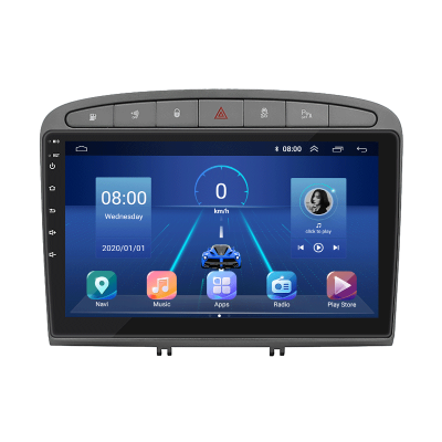 Штатная магнитола Lesko для Peugeot RCZ I 2010-2012 экран 9" 2/32Gb 4G Wi-Fi GPS Top