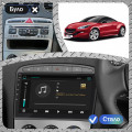 Штатная магнитола Lesko для Peugeot RCZ I 2010-2012 экран 9" 6/128Gb 4G Wi-Fi GPS Top