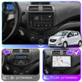 Штатная магнитола Lesko для Ravon R2  2016-2020 экран 9" 6/128Gb 4G Wi-Fi GPS Top