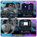 Штатная магнитола Lesko для Renault Clio IV Рестайлинг 2016-2019 экран 10" 1/16Gb Wi-Fi GPS Base