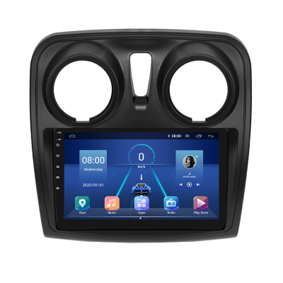 Штатная магнитола Lesko для Renault Dokker I 2012-н.в. экран 9" 6/128Gb 4G Wi-Fi GPS Top