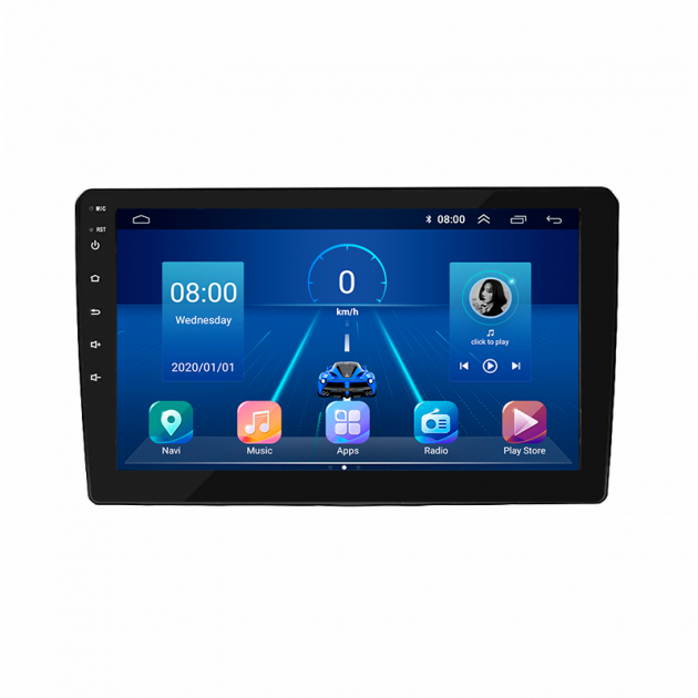 Штатная магнитола Lesko для Renault Duster I Рестайлинг 2015-2021 экран 9" 2/32Gb 4G Wi-Fi GPS Top