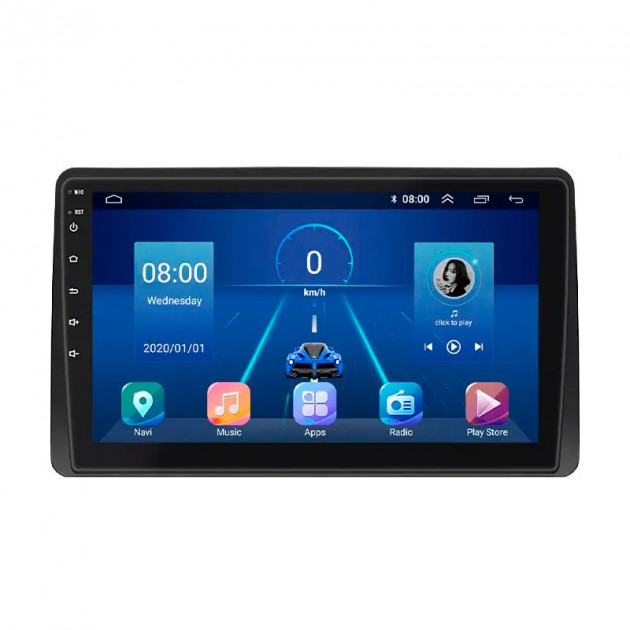 Штатная магнитола Lesko для Renault Duster II 2020-н.в экран 10" 6/128Gb 4G Wi-Fi GPS Top