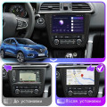 Штатная магнитола Lesko для Renault Kadjar I Рестайлинг 2018-н.в экран 9" 2/32Gb CarPlay 4G Wi-Fi GPS Prime