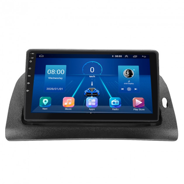 Штатная магнитола Lesko для Renault Kangoo II Рестайлинг 2013-2021 экран 9" 2/32Gb 4G Wi-Fi GPS Top