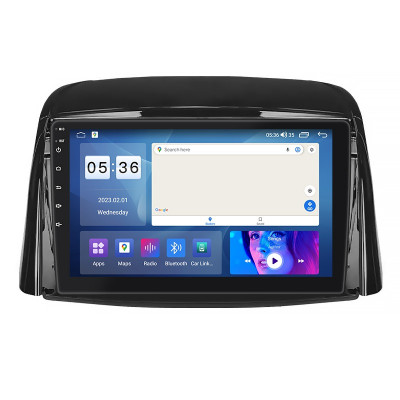 Штатная магнитола Lesko для Renault Koleos I Рестайлинг 2 2013-2016 экран 9" 2/32Gb CarPlay 4G Wi-Fi GPS Prime