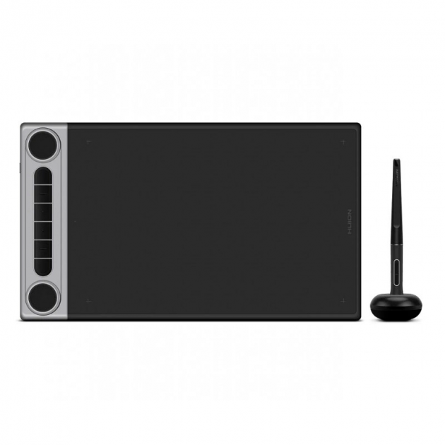 Графічний планшет Huion Inspiroy Dial 2 Q630M black, 10.5X6.56", 5080 LPI, 8192 levels,Bluetooth 5.0