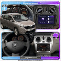 Штатная магнитола Lesko для Renault Lodgy  2012-н.в экран 9" 2/32Gb CarPlay 4G Wi-Fi GPS Prime