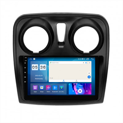 Штатная магнитола Lesko для Renault Lodgy  2012-н.в экран 9" 4/64Gb CarPlay 4G Wi-Fi GPS Prime