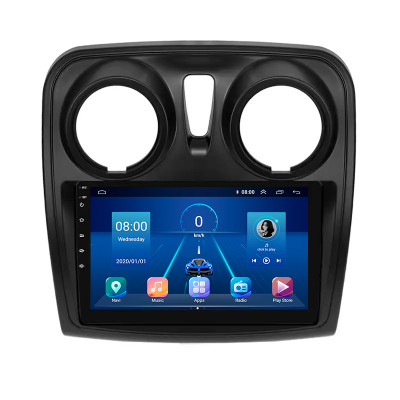 Штатная магнитола Lesko для Renault Lodgy  2012-н.в экран 9" 6/128Gb 4G Wi-Fi GPS Top