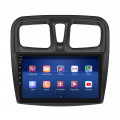 Штатная магнитола Lesko для Renault Logan II 2012-2018 экран 10" 4/32Gb 4G Wi-Fi GPS Top