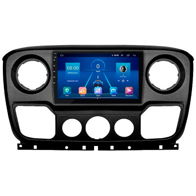 Штатная магнитола Lesko для Renault Master III 2010-2019 экран 10" 6/128Gb 4G Wi-Fi GPS Top