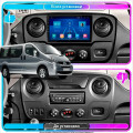 Штатная магнитола Lesko для Renault Master III 2010-2019 экран 10" 6/128Gb 4G Wi-Fi GPS Top