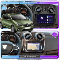 Штатная магнитола Lesko для Renault Sandero II ver 2 2013-2018 экран 9" 1/16Gb Wi-Fi GPS Base