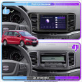Штатная магнитола Lesko для SEAT Alhambra II 2010-2015 экран 9" 2/32Gb CarPlay 4G Wi-Fi GPS Prime