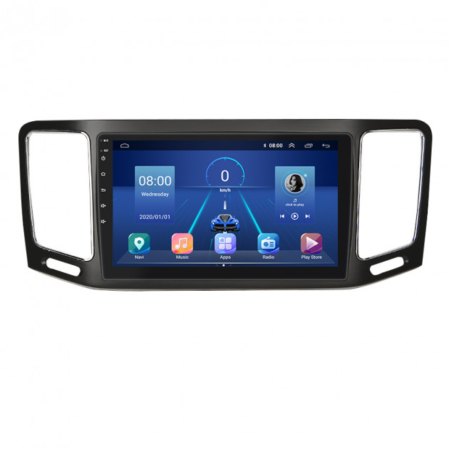 Штатная магнитола Lesko для SEAT Alhambra II 2010-2015 экран 9" 2/32Gb 4G Wi-Fi GPS Top