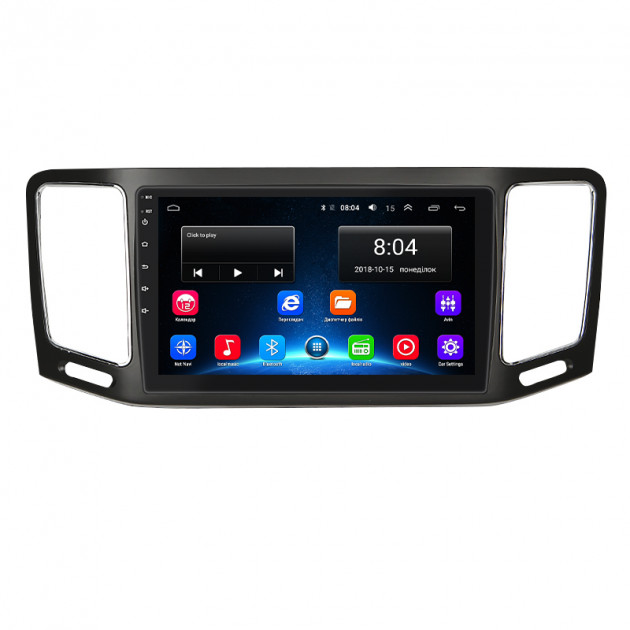 Штатная магнитола Lesko для SEAT Alhambra II Рестайлинг 2015-2020 экран 9" 2/32Gb Wi-Fi GPS Base