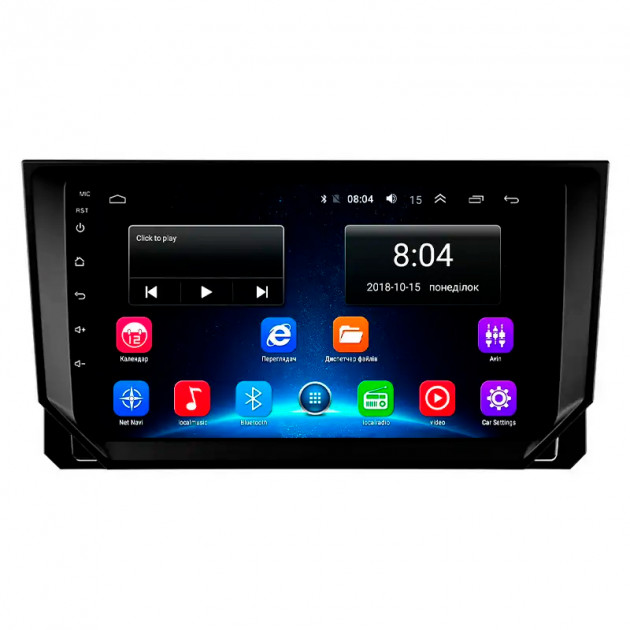 Штатная магнитола Lesko для SEAT Ibiza V 2017-2021 экран 9" 2/32Gb Wi-Fi GPS Base