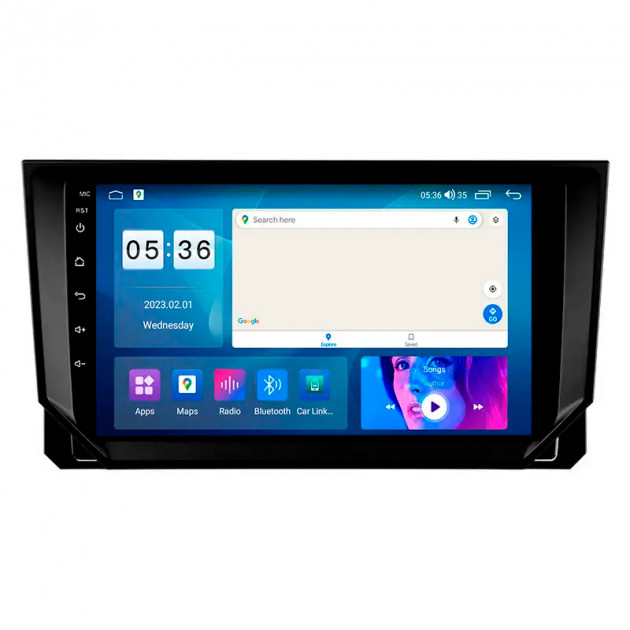 Штатная магнитола Lesko для SEAT Ibiza V 2017-2021 экран 9" 2/32Gb CarPlay 4G Wi-Fi GPS Prime