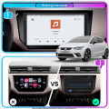 Штатная магнитола Lesko для SEAT Ibiza V 2017-2021 экран 9" 4/64 QLED CarPlay 4G Wi-Fi GPS 360 Prime