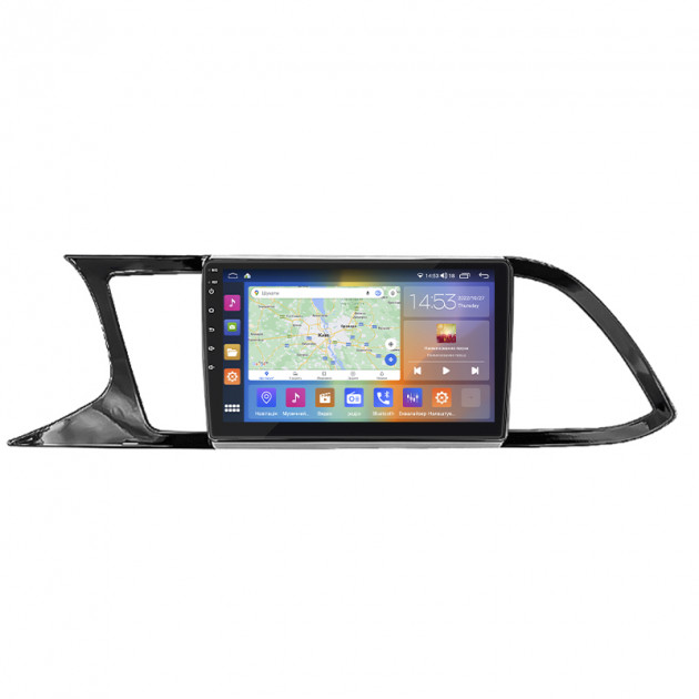 Штатная магнитола Lesko для SEAT Leon III 2012-2016 экран 9" 4/64Gb CarPlay 4G Wi-Fi GPS Prime
