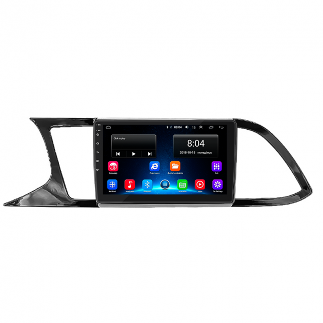 Штатная магнитола Lesko для SEAT Leon III Рестайлинг 2016-2020 экран 9" 2/32Gb Wi-Fi GPS Base