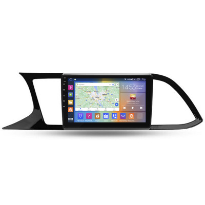 Штатная магнитола Lesko для SEAT Leon III Рестайлинг 2016-2020 экран 9" 4/64Gb CarPlay 4G Wi-Fi GPS Prime