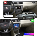 Штатная магнитола Lesko для SEAT Toledo IV 2012-2019 экран 10" 4/64Gb 4G Wi-Fi GPS Top